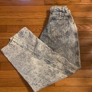 Vintage Acid Washed Lee Loose Fit Jeans Size 8